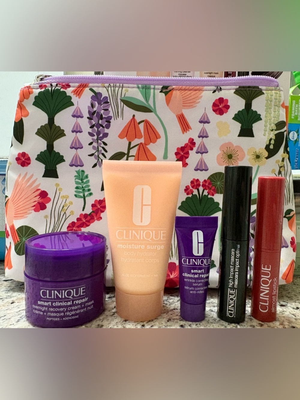 Clinique Makeup and Skincare Set plus carry case